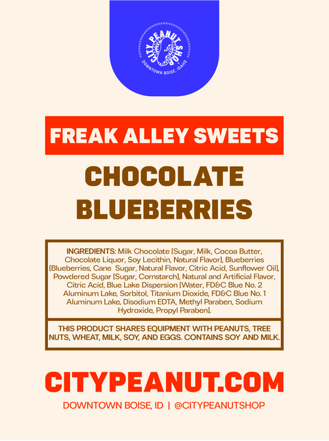 GIFT BAG • CHOCOLATE BLUEBERRIES