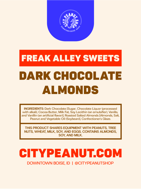 GIFT BAG • DARK CHOCOLATE ALMONDS