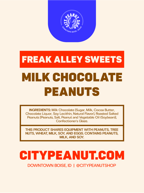 GIFT BAG • MILK CHOCOLATE PEANUTS