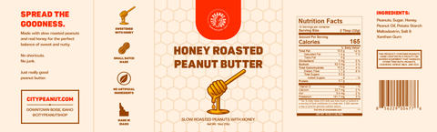 SHIPPABLE JAR • HONEY ROASTED PEANUT BUTTER