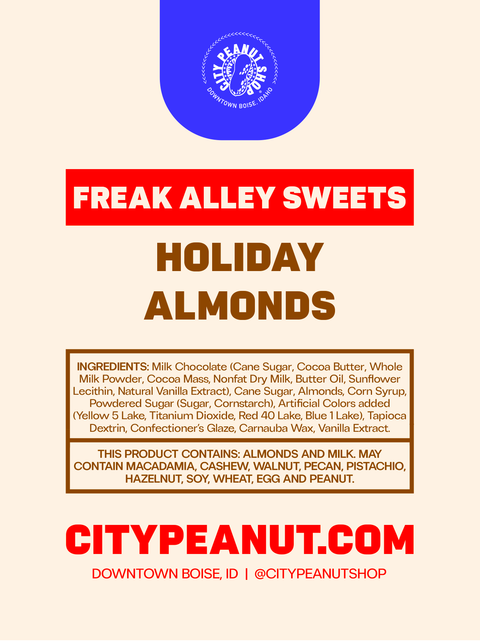 GIFT BAG • HOLIDAY CHOCOLATE ALMONDS
