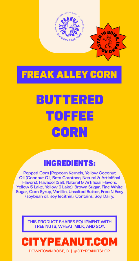BUTTERED TOFFEE • SWEET CORN GIFT BAG