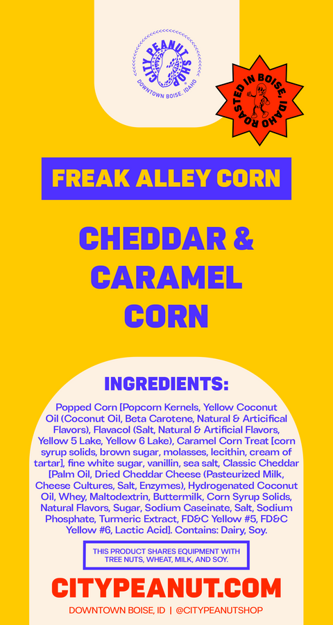 CHEDDAR & CARAMEL • SWEET & SAVORY CORN GIFT BAG