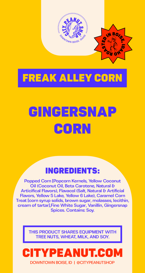 GINGERSNAP • SEASONAL SWEET CORN GIFT BAG