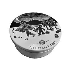 SASQUATCH TIN • SMALL 3-SECTION • by local artist Frank Balluff