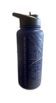 BOISE MAP 32OZ VACUUM INSULATED WATER BOTTLE