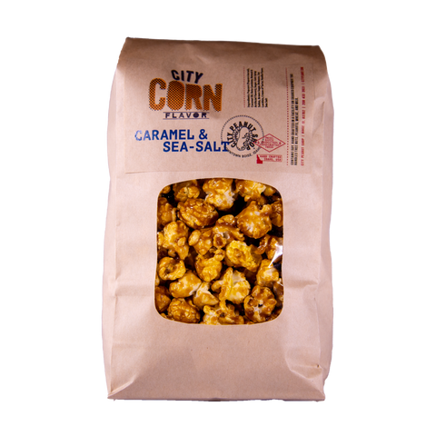 CARAMEL CORN • CARAMEL &  SEA SALT