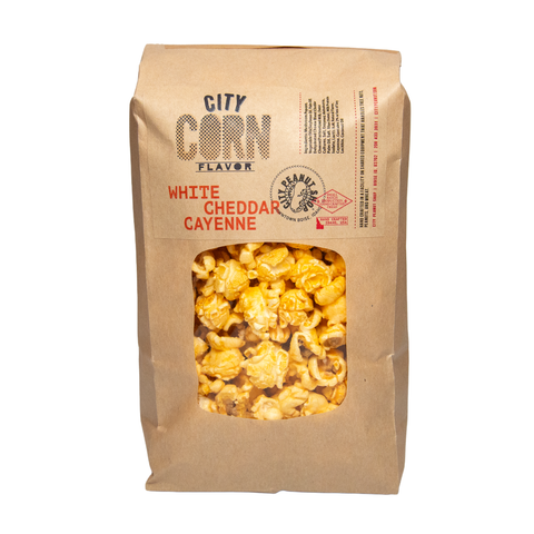 CITY CORN • WHITE CHEDDAR CAYENNE