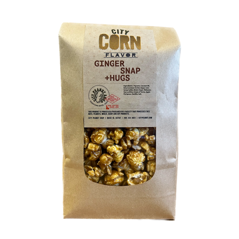 CARAMEL CORN • GINGER SNAP + HUGS