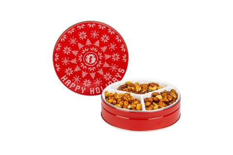 RED WINTER SWEATER • SMALL 3-SECTION