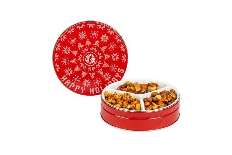 RED WINTER SWEATER • SMALL 3-SECTION