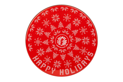 RED SWEATER TIN • LARGE 7-SECTION