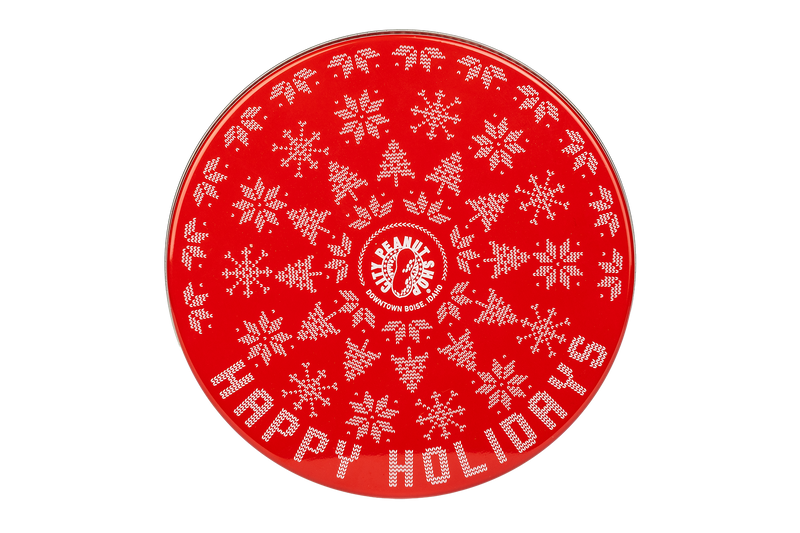 RED SWEATER TIN • LARGE 7-SECTION