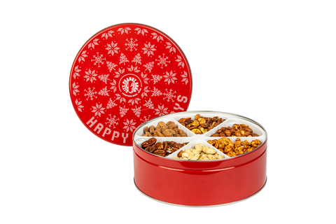 RED SWEATER TIN  • XL LARGE 6-SECTION