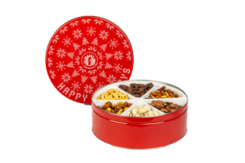 RED SWEATER TIN  • XL LARGE 6-SECTION