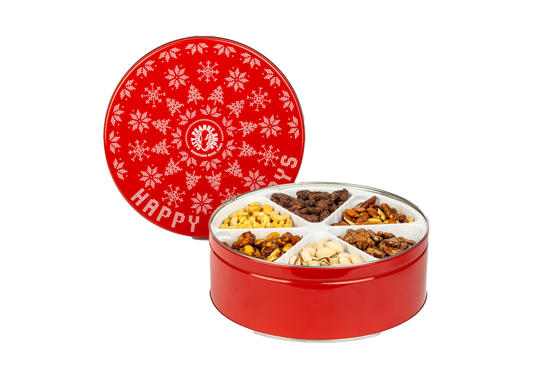 RED SWEATER TIN  • XL LARGE 6-SECTION