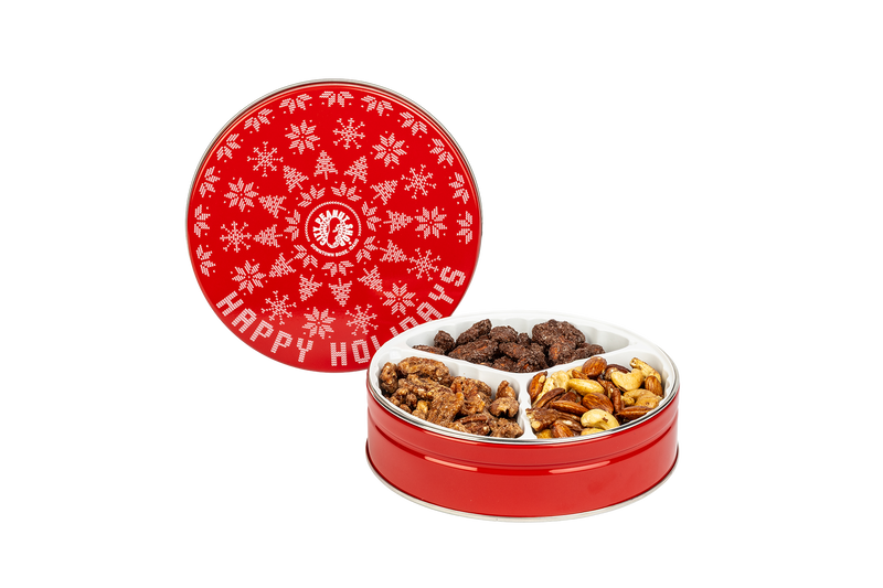 RED WINTER SWEATER • SMALL 3-SECTION