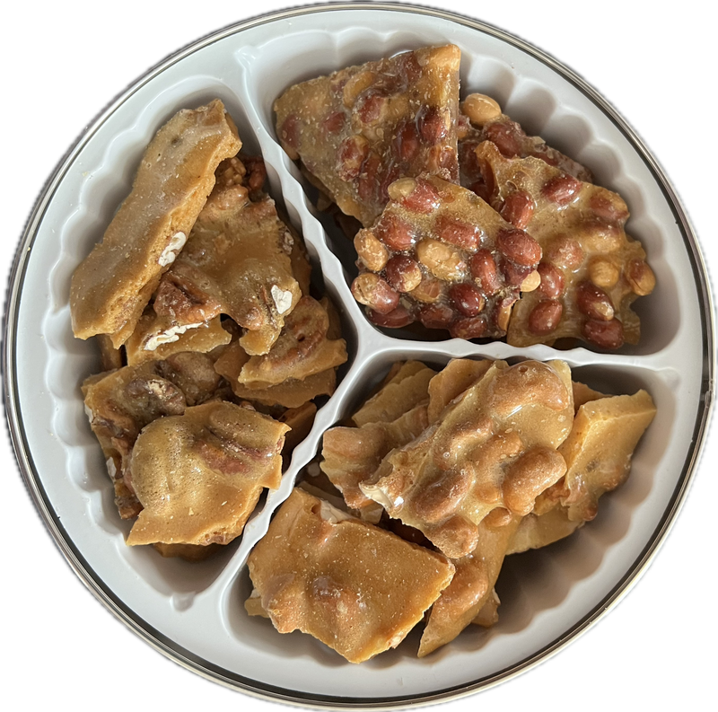 HAND-PULLED BRITTLE WINTER TRADITIONS TIN • 3 SECTION