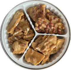 HAND-PULLED BRITTLE WINTER TRADITIONS TIN • 3 SECTION