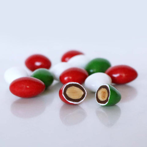 HOLIDAY CHOCOLATE ALMONDS GIFT BAG