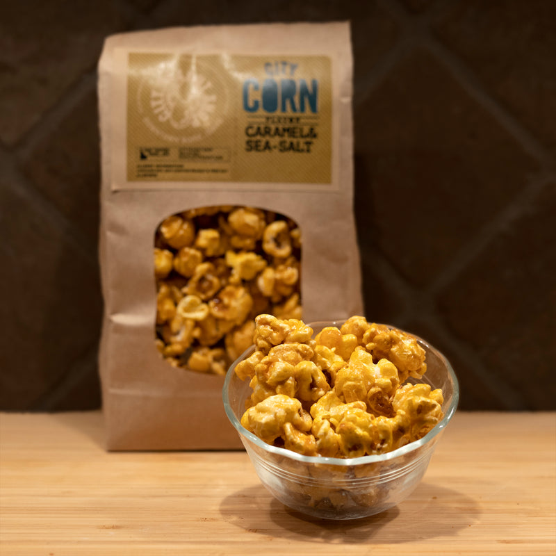 CARAMEL CORN • CARAMEL + SEA SALT