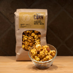 CARAMEL CORN • CARAMEL + NUTS