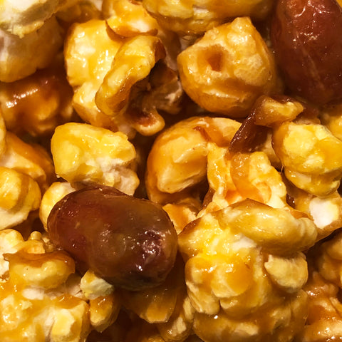 CARAMEL CORN • CARAMEL WITH NUTS