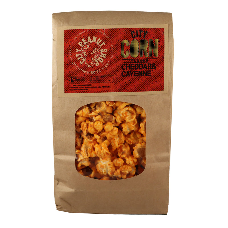 CITY CORN • CHEDDAR CAYENNE