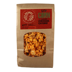 CITY CORN • CHEDDAR CAYENNE