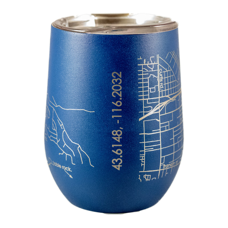 BOISE ID MAP • THERMAL WINE TUMBLER