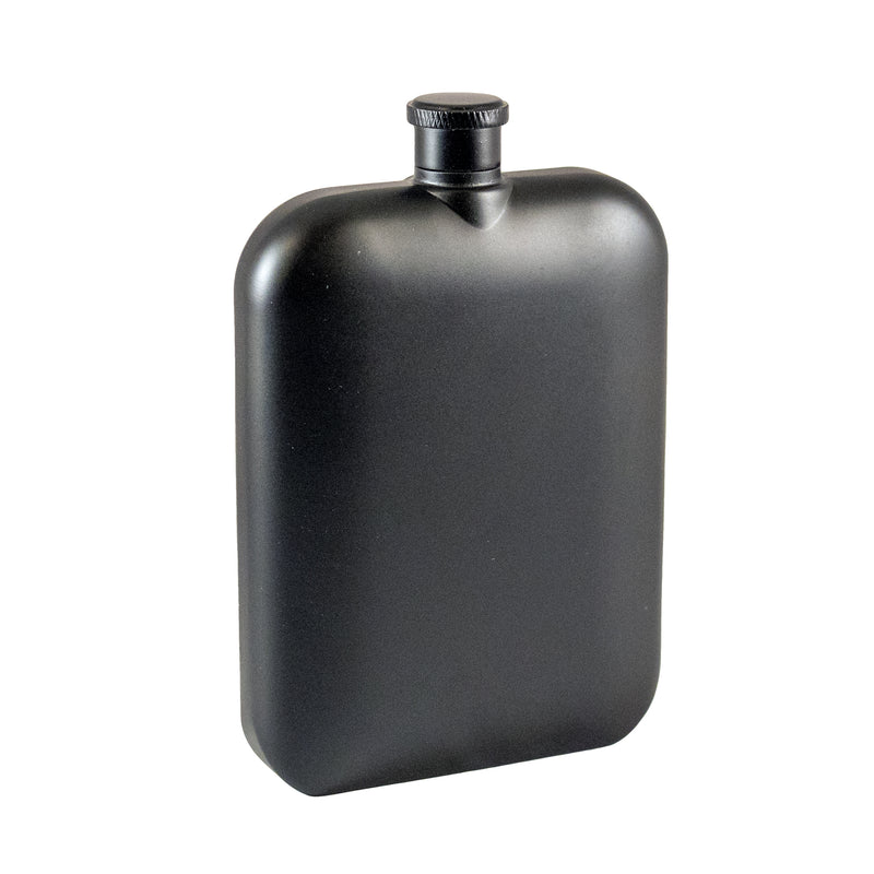 BOISE MAP • BLACK POCKET FLASK