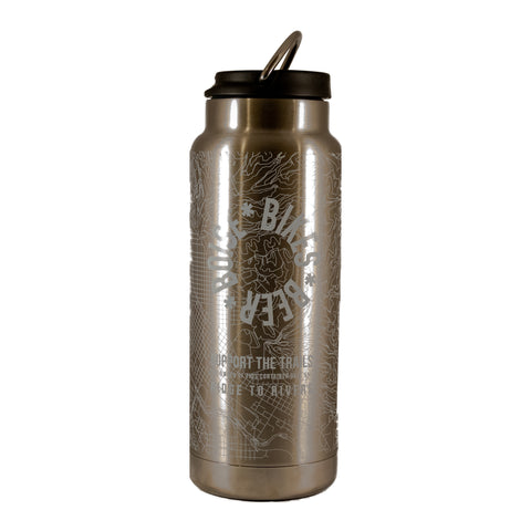 BIKES • BEER • BOISE SILVER THERMOS by KLEAN KANTEEN