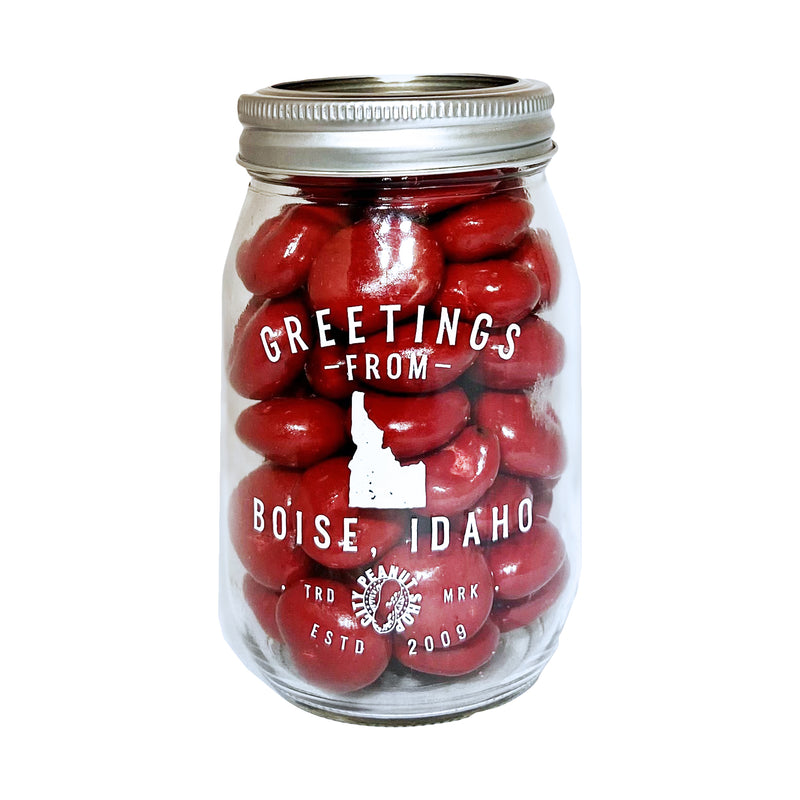 GREETINGS FROM BOISE IDAHO • CANNING JAR • LEKKER SWEETS