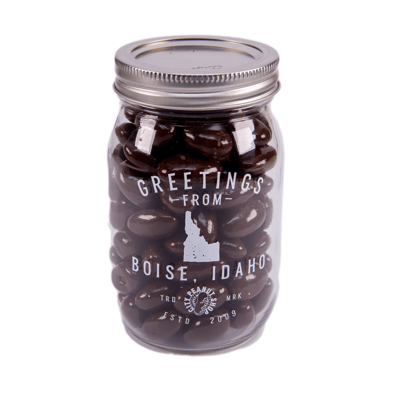 GREETINGS FROM BOISE IDAHO • CANNING JAR • LEKKER SWEETS